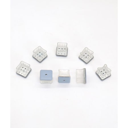 Projex Projex Gray Push-On Polymer Chair Glide 8 pk HPT-S1518-P